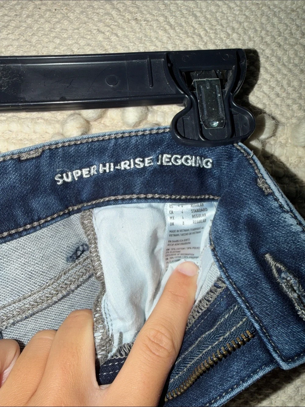 American Eagle Outfitters Dark Blue Skinny Jeggings